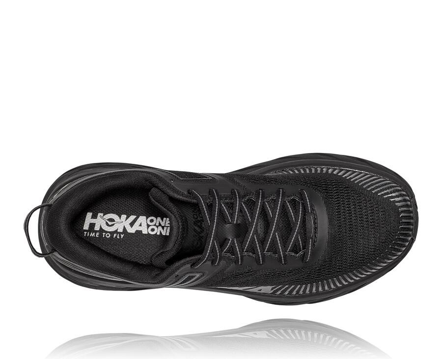 Zapatillas Running Hoka One One Hombre - Bondi 7 - Negras - ONR398064